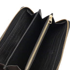 Louis Vuitton Monogram Empreinte Zippy Wallet Zip Around Leather Noir Black — view 5