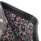Chanel Metiers D'art Collection Quilted CC Logo Compact Wallet Bifold Caviar — view 7
