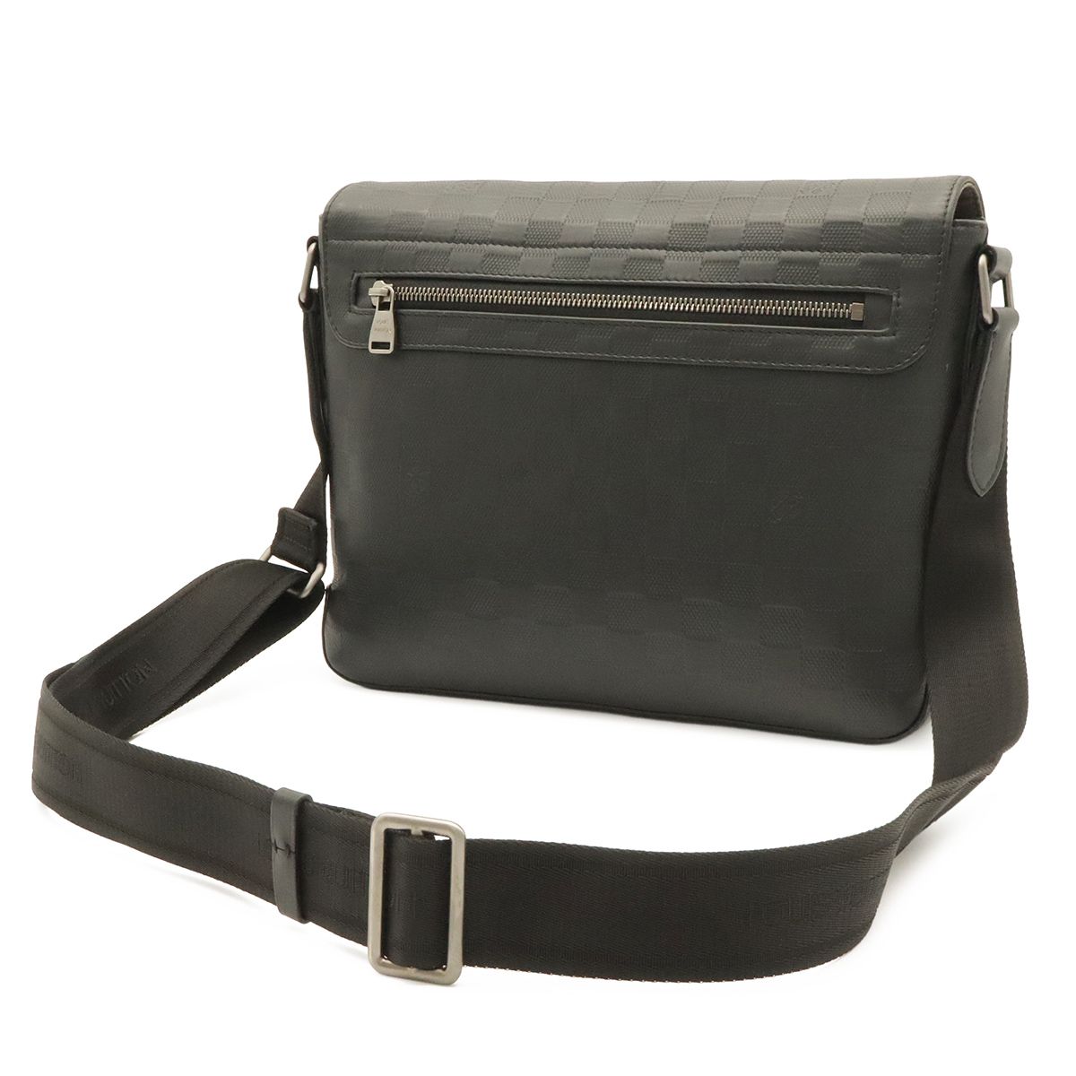 Louis Vuitton Damier Infini District PM Messenger Bag Crossbody Onyx Black — view 2