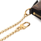 Louis Vuitton Monogram Pallas Clutch Shoulder Bag Chain 2-Way Noir Black — view 4