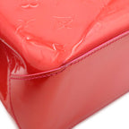 Louis Vuitton Monogram Vernis Wilshire PM Tote Bag Patent Calfskin Rose Pop — view 3
