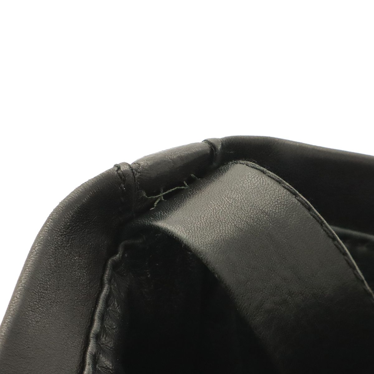 Hermes Tudu Shoulder Bag Pochette Crossbody Leather Black — view 6