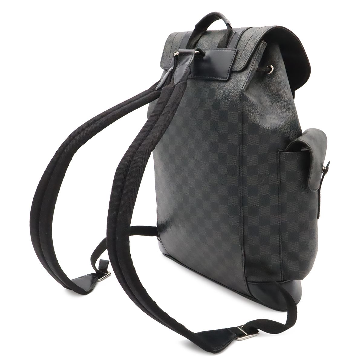 Louis Vuitton Damier Graphite Christopher MM Backpack Shoulder Bag — view 2