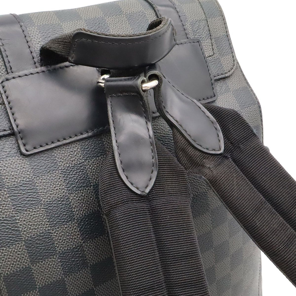 Louis Vuitton Damier Graphite Christopher MM Backpack Shoulder Bag — view 4