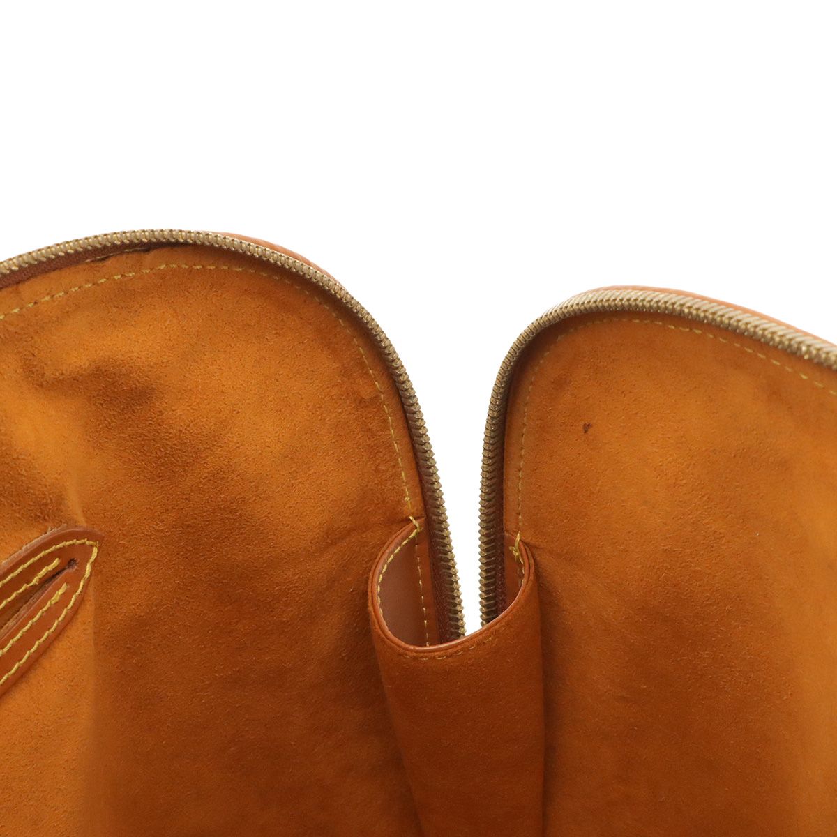Louis Vuitton Epi Alma Handbag Leather Cipango Gold Brown Camel — view 8