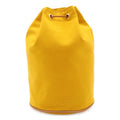Hermes Polochon Mimile PM Shoulder Bag Drawstring Canvas Leather Yellow