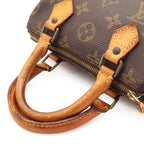 Louis Vuitton Monogram Mini Speedy Mini Bag Pouch Case — view 4