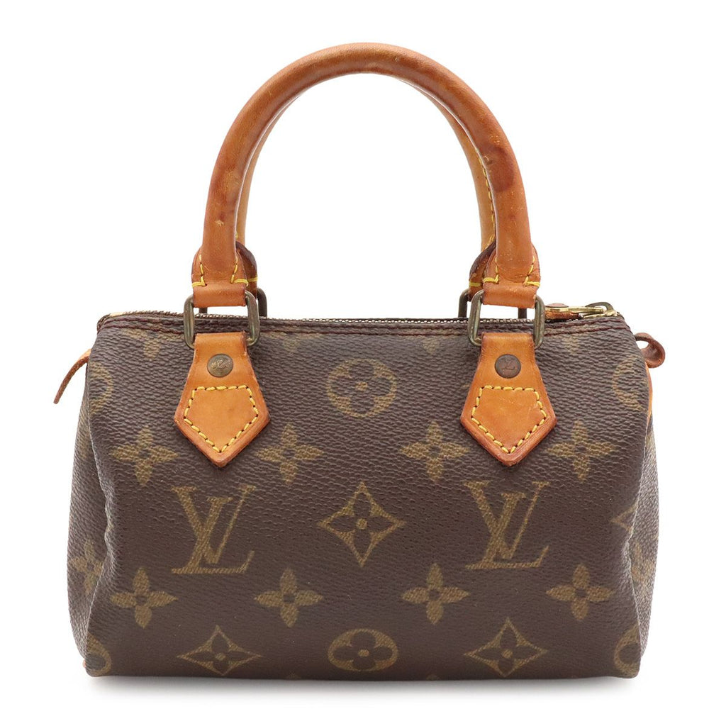 Louis Vuitton Monogram Mini Speedy Mini Bag Pouch Case