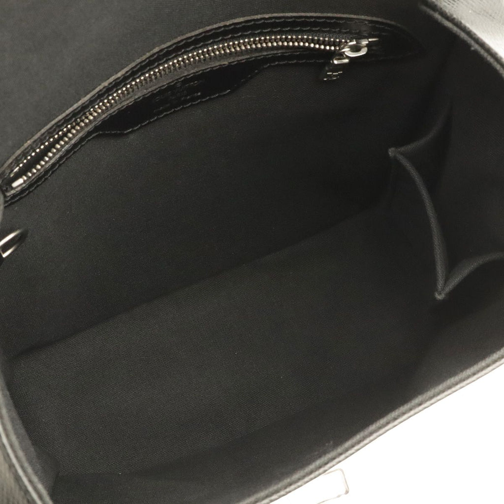 Louis Vuitton Taiga Shoulder Bag Crossbody Leather Ardoise Black — view 5
