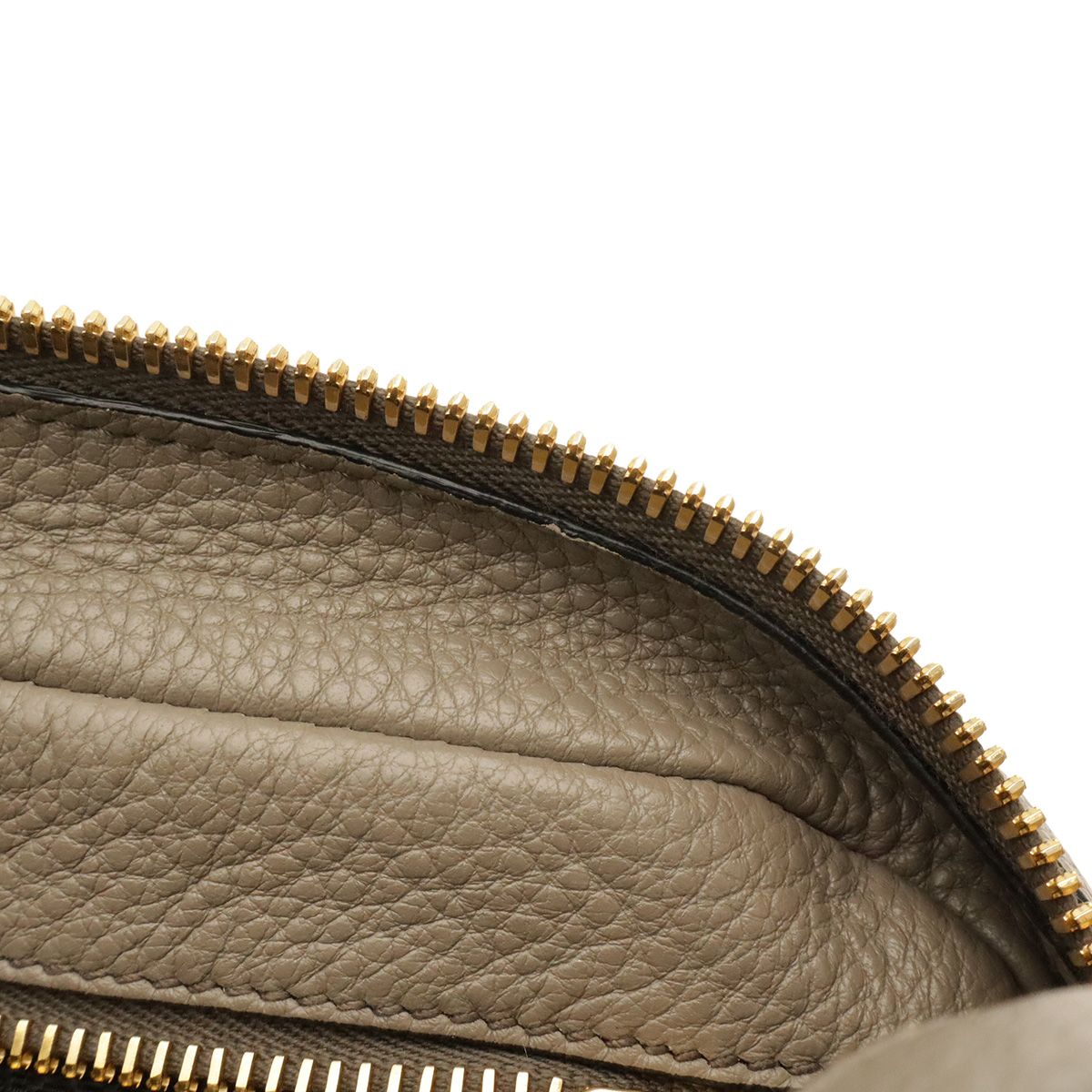 Prada Logo Vitello Daino Shoulder Bag Pochette 2-Way Clutch Striped Leather — view 8