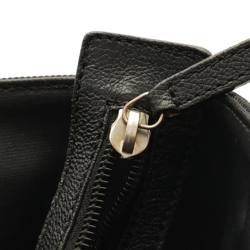 Chanel Paris Biarritz Tote GM Shoulder Bag Black Silver — view 7