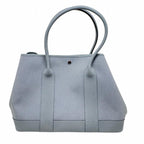 Hermes Garden Party 41 Gray Pantin Silver Toile Negonda Tote Bag — view 3