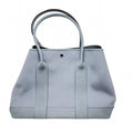 Hermes Garden Party 41 Gray Pantin Silver Toile Negonda Tote Bag