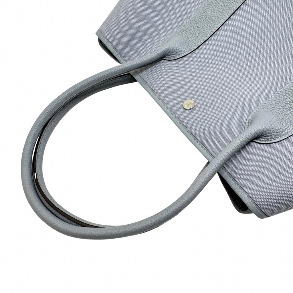 Hermes Garden Party 41 Gray Pantin Silver Toile Negonda Tote Bag — view 5