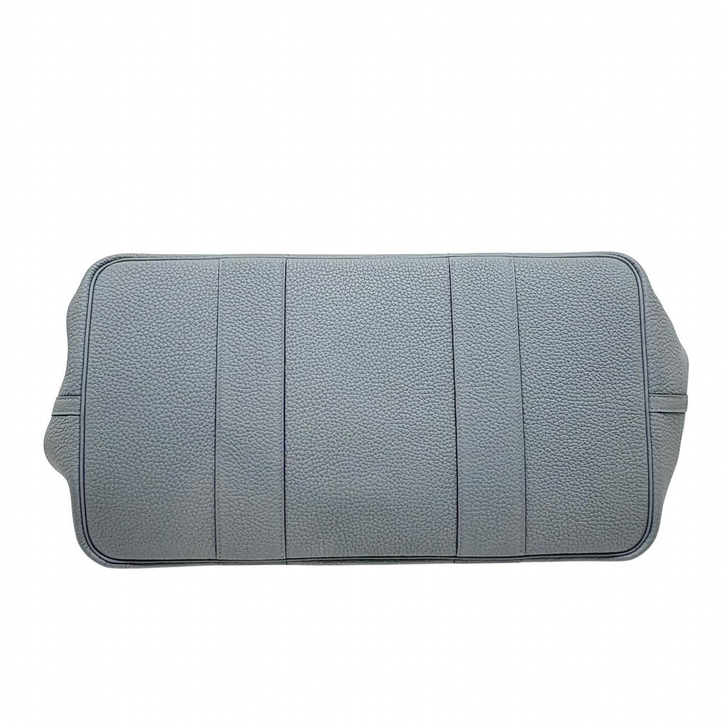 Hermes Garden Party 41 Gray Pantin Silver Toile Negonda Tote Bag — view 4