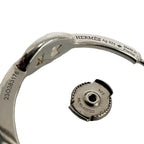 Hermes Chaine D'ancre Hoop Earrings 925 Sterling Silver — view 3