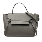 Celine Belt Bag Mini 2-Way Gray Leather