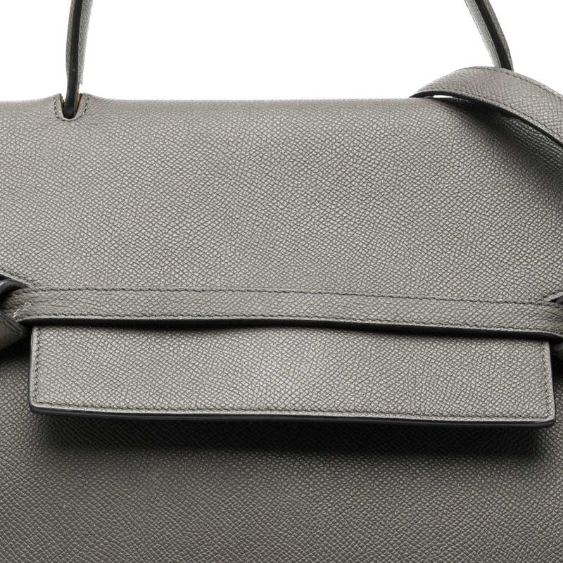 Celine Belt Bag Mini 2-Way Gray Leather — view 4