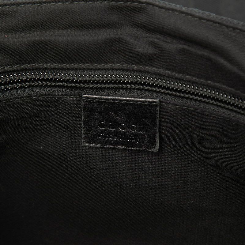 Gucci GG Canvas Crossbody Shoulder Bag Black — view 5