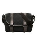 Gucci GG Canvas Crossbody Shoulder Bag Black