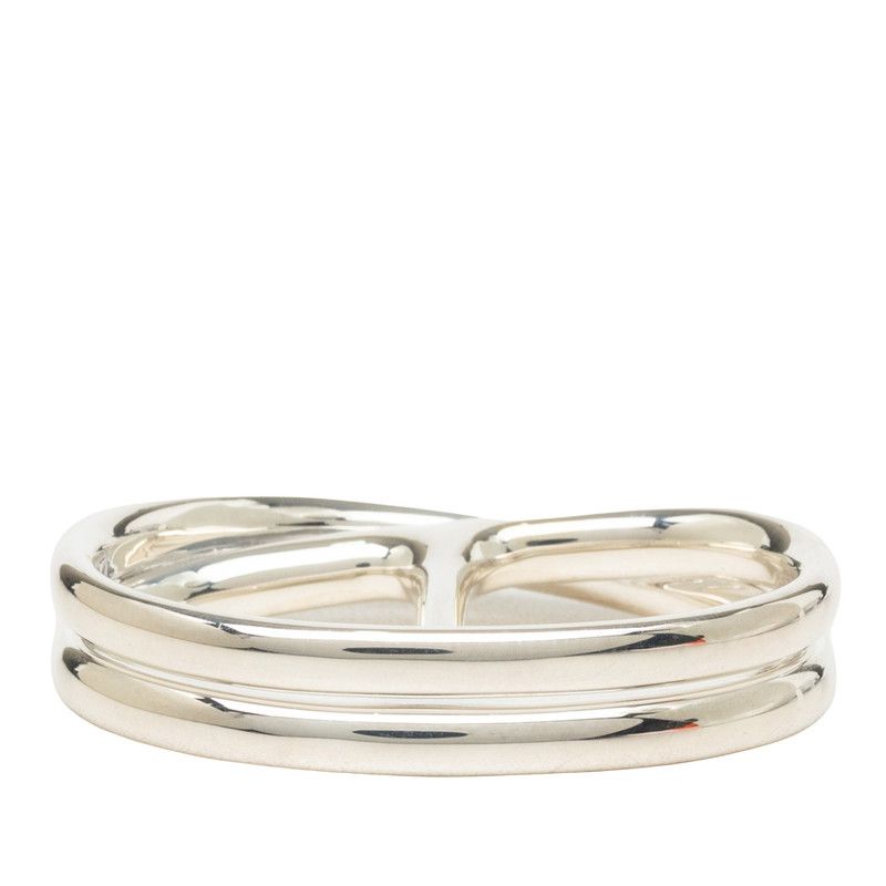 Hermes Chaine D'ancre Punk Double Ring GM 54 Silver — view 2