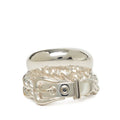 Hermes Boucles Sellier Inflexible Ring GM 52 Silver
