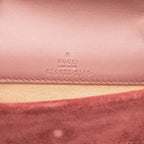 Gucci GG Blooms Dionysus Crossbody Chain Shoulder Bag Beige Multicolor Suede — view 6