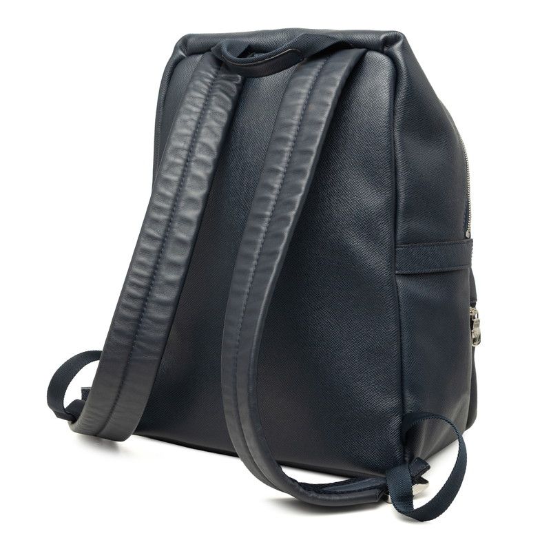 Louis Vuitton Taiga Discovery Backpack Navy Leather — view 2