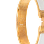 Hermes Clic H PM Bracelet Bangle Gold White Plated — view 5