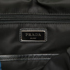 Prada Backpack Multicolor Black Red Nylon Leather — view 5