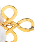 Chanel CC Logo Vintage Brooch Gold Plated — view 4