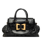 Gucci Boston Bag Black Leather
