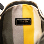 Prada Triangle Crossbody Shoulder Bag Multicolor Canvas Leather — view 5
