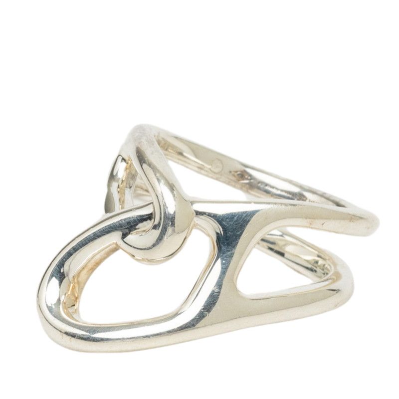 Hermes Chaine D'ancre Punk Ring 54 Silver — view 2