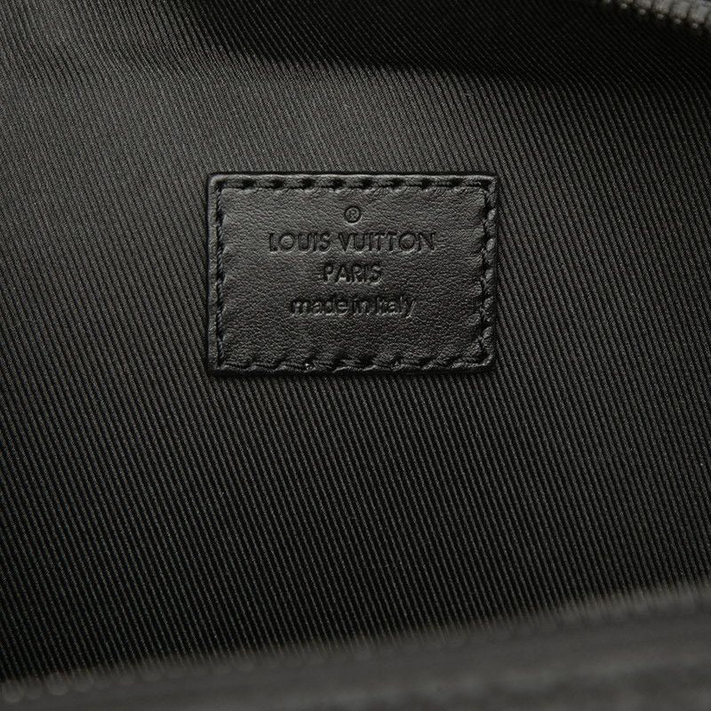 Louis Vuitton Monogram Taurillon Soft Trunk Crossbody Shoulder Bag Black Noir — view 5