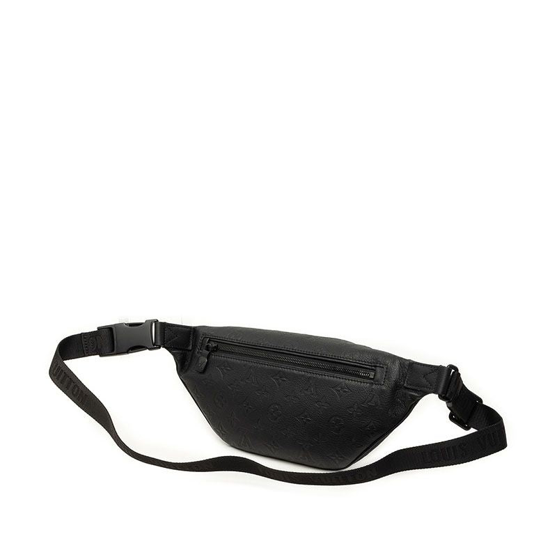 Louis Vuitton Monogram Shadow Bum Bag PM Noir Black Leather — view 2