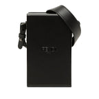 Fendi Crossbody Shoulder Bag Black Leather