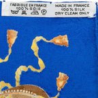 Hermes Carre 90 les Fetes du Roi Soleil Celebration of the Sun King Scarf Blue — view 7