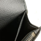 Louis Vuitton Monogram Eclipse Split Portefeuille Brazza Wallet Black Silver — view 6