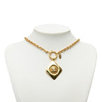 Chanel CC Logo Diamond Rogue Chain Pendant Gold Plated — view 6