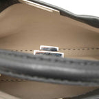 Fendi Selleria Peekaboo Medium Shoulder Bag Gray Leather — view 4