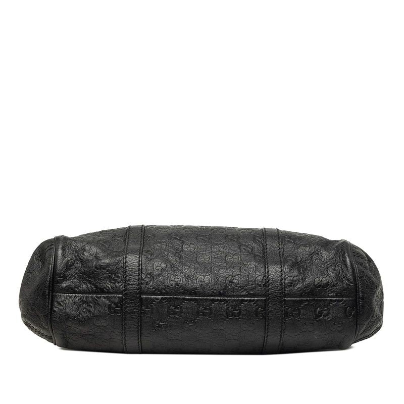 Gucci Guccissima Tote Bag Black Leather — view 3