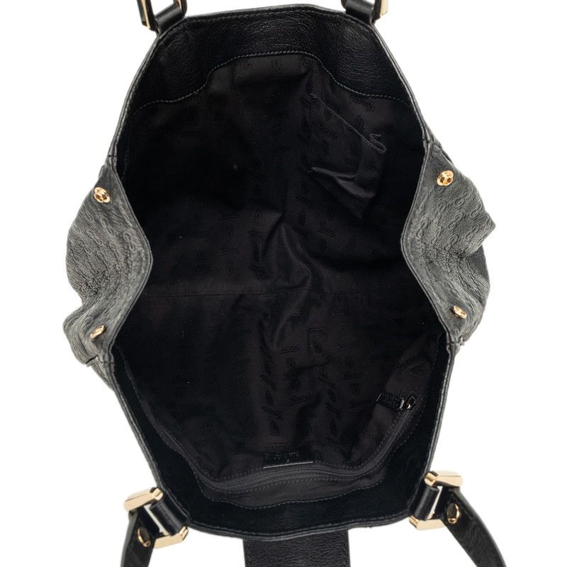 Gucci Guccissima Tote Bag Black Leather — view 4