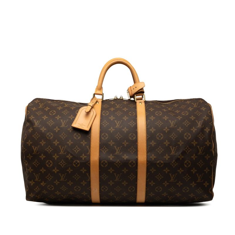 Louis Vuitton Monogram Keepall 55 Boston Bag Travelbag
