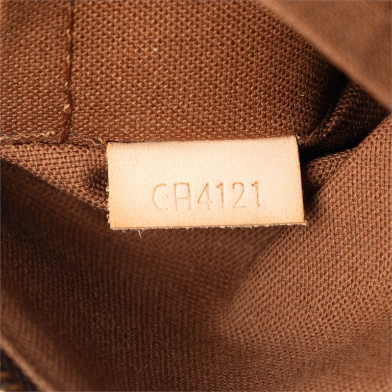 Louis Vuitton Monogram Odeon PM Crossbody Shoulder Bag Brown Leather — view 6