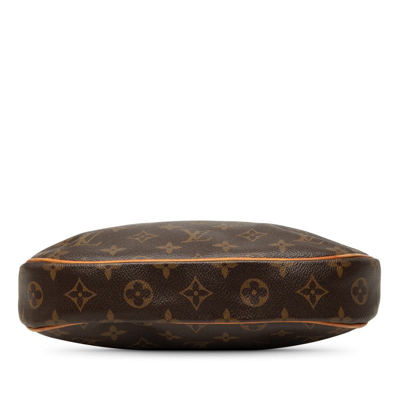 Louis Vuitton Monogram Odeon PM Crossbody Shoulder Bag Brown Leather — view 3
