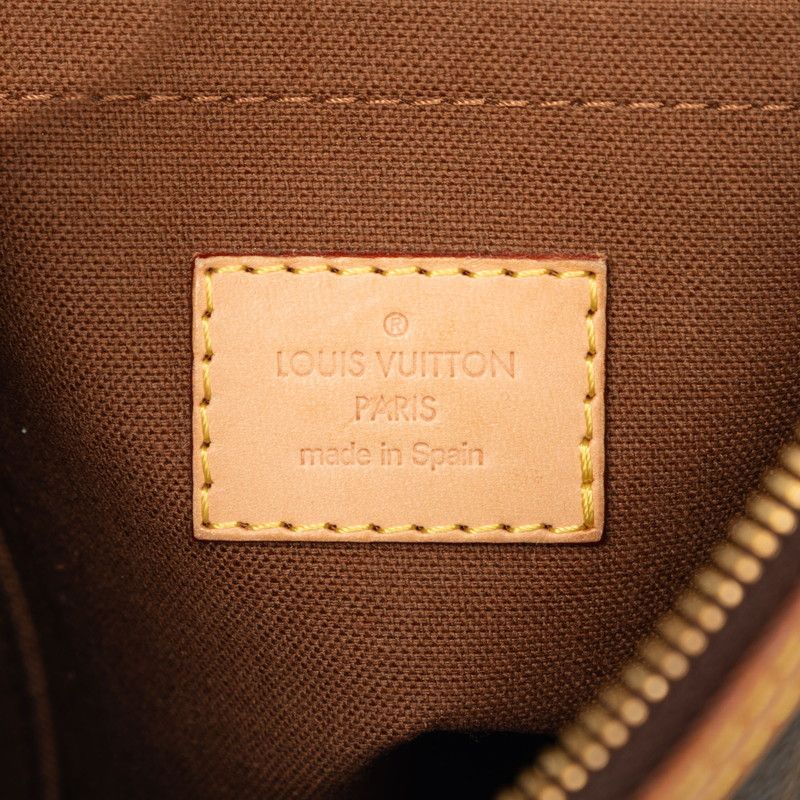 Louis Vuitton Monogram Odeon PM Crossbody Shoulder Bag Brown Leather — view 5