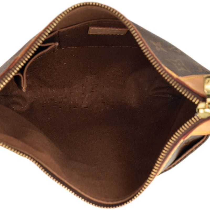 Louis Vuitton Monogram Odeon PM Crossbody Shoulder Bag Brown Leather — view 4