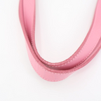 Prada Nylon Tote Bag Partial Leather Big Triangle Plate Pink — view 8