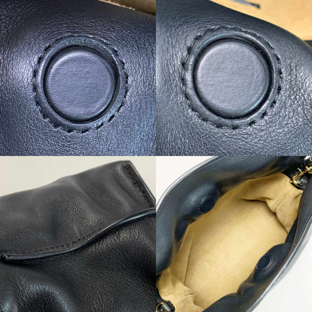 Loewe Clutch Flamenco Black Gold — view 5